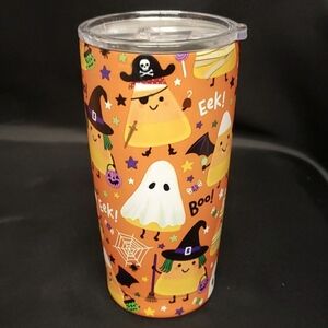 Clementine NWT Insulated Stainless Steel Tumbler Candy Corn in Costumes